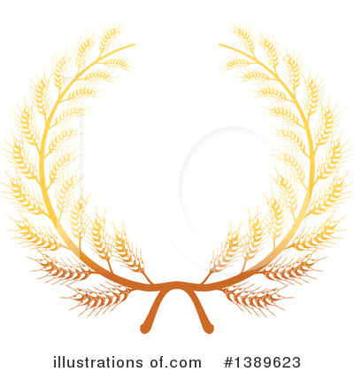 Royalty-Free (RF) Wreath Clipart Illustration by Vector Tradition SM - Stock Sample #1389623