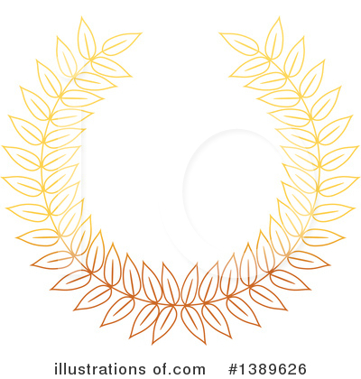 Royalty-Free (RF) Wreath Clipart Illustration by Vector Tradition SM - Stock Sample #1389626