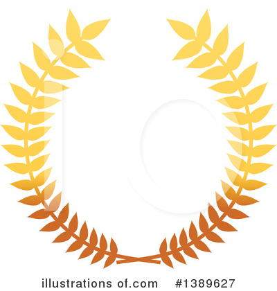 Royalty-Free (RF) Wreath Clipart Illustration by Vector Tradition SM - Stock Sample #1389627