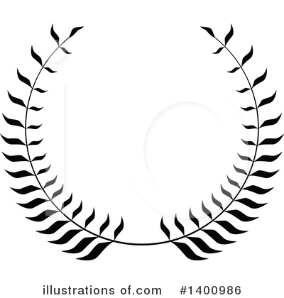 Royalty-Free (RF) Wreath Clipart Illustration by dero - Stock Sample #1400986