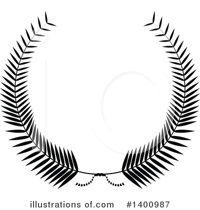 Royalty-Free (RF) Wreath Clipart Illustration by dero - Stock Sample #1400987
