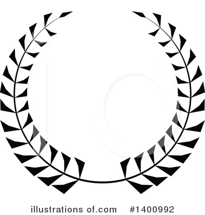 Royalty-Free (RF) Wreath Clipart Illustration by dero - Stock Sample #1400992