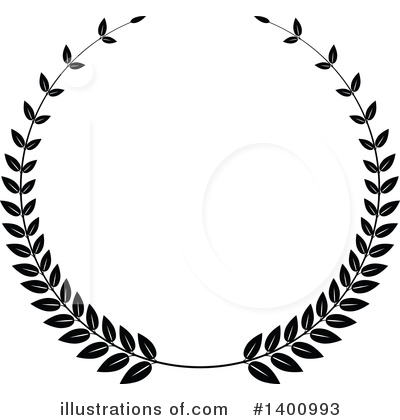 Royalty-Free (RF) Wreath Clipart Illustration by dero - Stock Sample #1400993