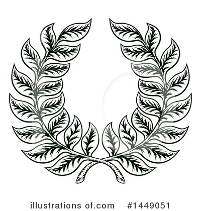 Royalty-Free (RF) Wreath Clipart Illustration by AtStockIllustration - Stock Sample #1449051