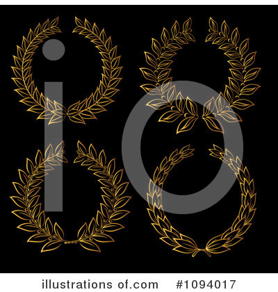 Gold Design Elements Clipart #1094017 by Vector Tradition SM