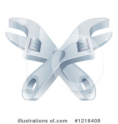 Royalty-Free (RF) Wrench Clipart Illustration by AtStockIllustration - Stock Sample #1218408