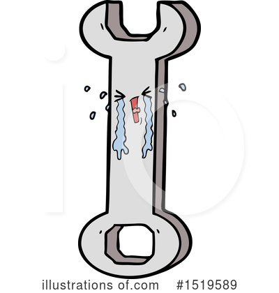 Royalty-Free (RF) Wrench Clipart Illustration by lineartestpilot - Stock Sample #1519589