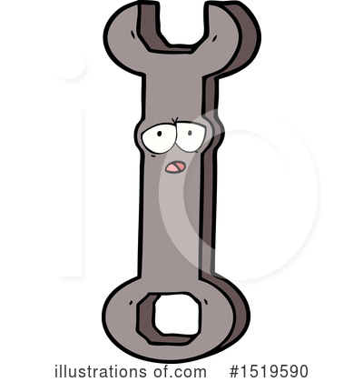 Royalty-Free (RF) Wrench Clipart Illustration by lineartestpilot - Stock Sample #1519590