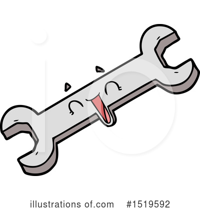 Royalty-Free (RF) Wrench Clipart Illustration by lineartestpilot - Stock Sample #1519592