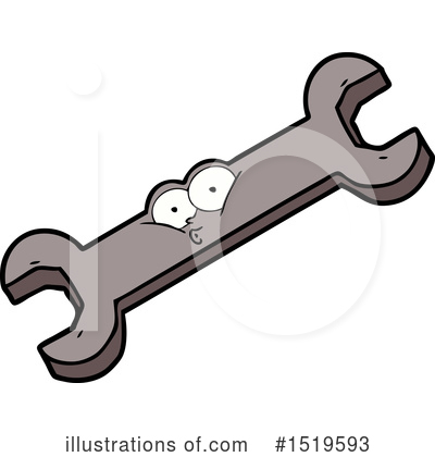 Royalty-Free (RF) Wrench Clipart Illustration by lineartestpilot - Stock Sample #1519593