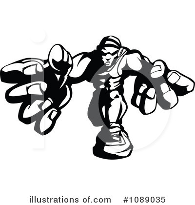 Wrestling Clipart #1089035 by Chromaco