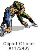 Wrestling Clipart #1172439 by Chromaco