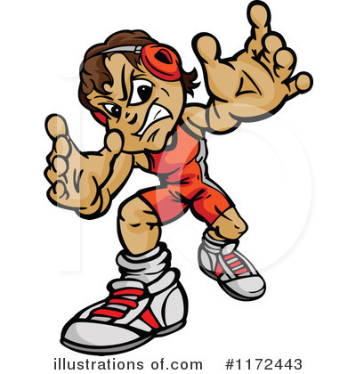Wrestling Clipart #1172443 by Chromaco