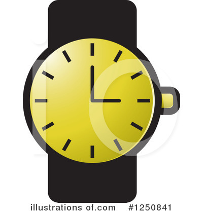Royalty-Free (RF) Wrist Watch Clipart Illustration by Lal Perera - Stock Sample #1250841