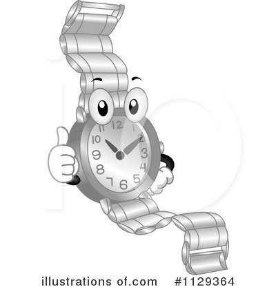 Royalty-Free (RF) Wristwatch Clipart Illustration by BNP Design Studio - Stock Sample #1129364