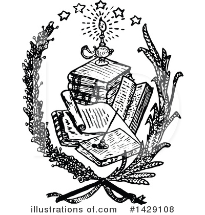 Royalty-Free (RF) Writing Clipart Illustration by Prawny Vintage - Stock Sample #1429108