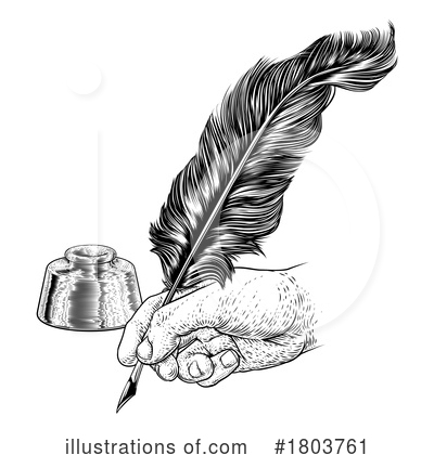 Feather Quill Clipart #1803761 by AtStockIllustration