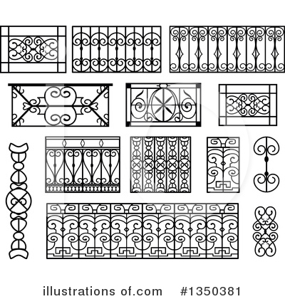 Wrought Iron Clipart #1350381 by Frisko