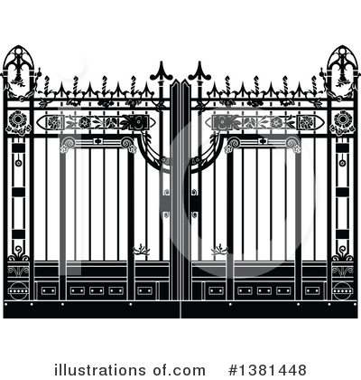 Royalty-Free (RF) Wrought Iron Clipart Illustration by Frisko - Stock Sample #1381448