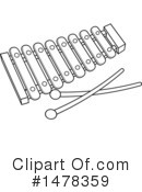 Xylophone Clipart #1478359 by Lal Perera