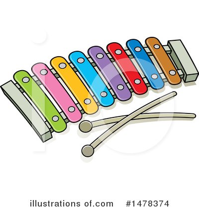 Xylophone Clipart #1478374 by Lal Perera