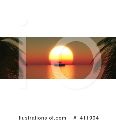 Royalty-Free (RF) Yacht Clipart Illustration by KJ Pargeter - Stock Sample #1411904