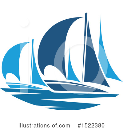 Sailboats Clipart #1522380 by Vector Tradition SM