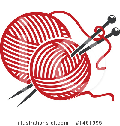 Yarn Clipart #1461995 by Vector Tradition SM