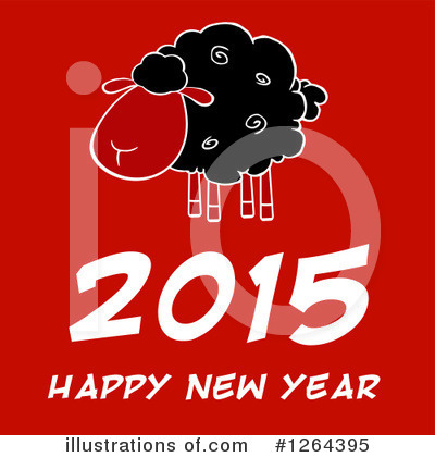 Royalty-Free (RF) Year Of The Sheep Clipart Illustration by Hit Toon - Stock Sample #1264395