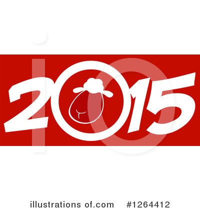 Royalty-Free (RF) Year Of The Sheep Clipart Illustration by Hit Toon - Stock Sample #1264412