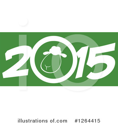 Royalty-Free (RF) Year Of The Sheep Clipart Illustration by Hit Toon - Stock Sample #1264415
