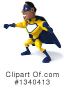Yellow And Blue Super Hero Clipart #1340413 by Julos
