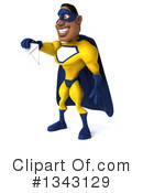 Yellow And Blue Super Hero Clipart #1343129 by Julos