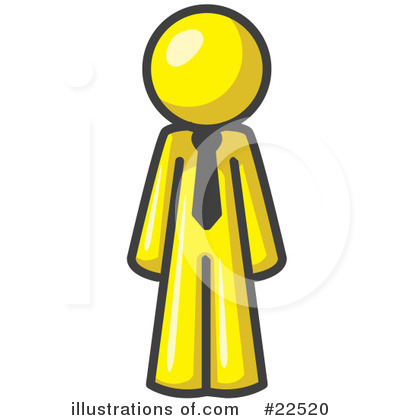 Royalty-Free (RF) Yellow Collection Clipart Illustration by Leo Blanchette - Stock Sample #22520