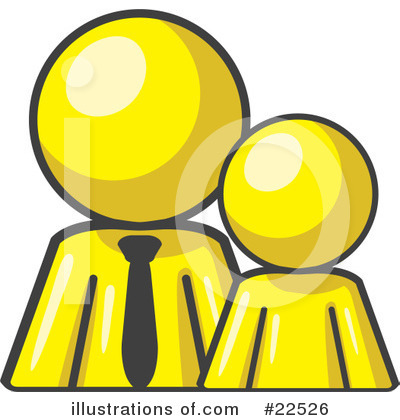 Royalty-Free (RF) Yellow Collection Clipart Illustration by Leo Blanchette - Stock Sample #22526