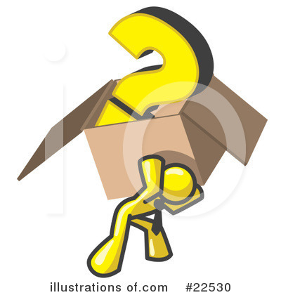 Royalty-Free (RF) Yellow Collection Clipart Illustration by Leo Blanchette - Stock Sample #22530