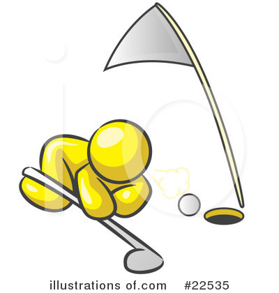 Royalty-Free (RF) Yellow Collection Clipart Illustration by Leo Blanchette - Stock Sample #22535