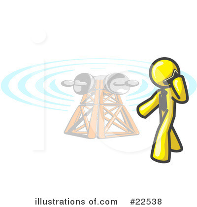 Communications Tower Clipart #22538 by Leo Blanchette