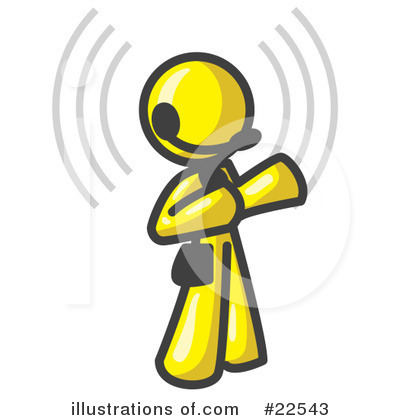 Royalty-Free (RF) Yellow Collection Clipart Illustration by Leo Blanchette - Stock Sample #22543