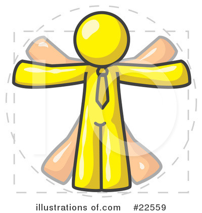 Royalty-Free (RF) Yellow Collection Clipart Illustration by Leo Blanchette - Stock Sample #22559