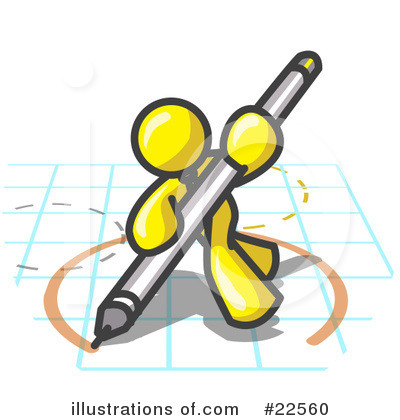 Royalty-Free (RF) Yellow Collection Clipart Illustration by Leo Blanchette - Stock Sample #22560
