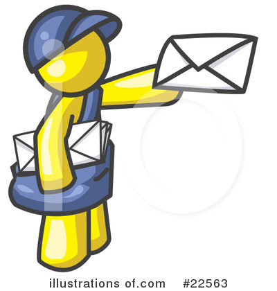 Mailman Clipart #22563 by Leo Blanchette