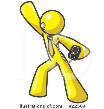 Royalty-Free (RF) Yellow Collection Clipart Illustration by Leo Blanchette - Stock Sample #22564