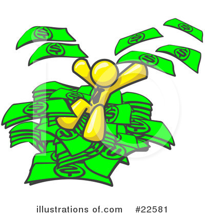 Money Clipart #22581 by Leo Blanchette