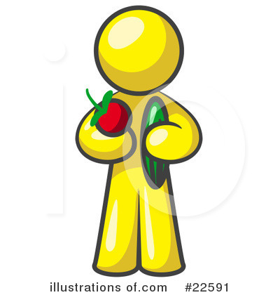 Royalty-Free (RF) Yellow Collection Clipart Illustration by Leo Blanchette - Stock Sample #22591