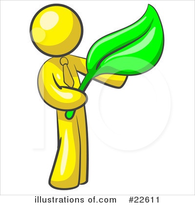 Royalty-Free (RF) Yellow Collection Clipart Illustration by Leo Blanchette - Stock Sample #22611
