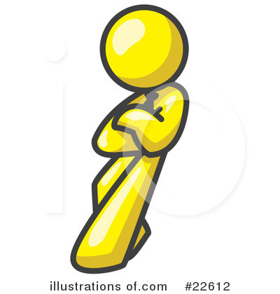 Royalty-Free (RF) Yellow Collection Clipart Illustration by Leo Blanchette - Stock Sample #22612