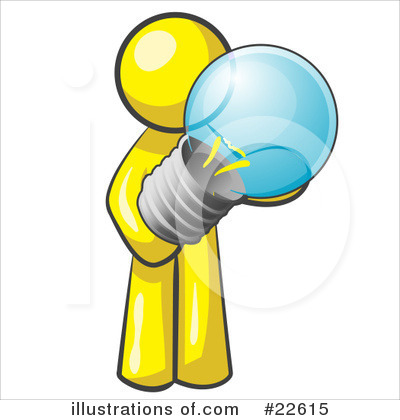 Royalty-Free (RF) Yellow Collection Clipart Illustration by Leo Blanchette - Stock Sample #22615