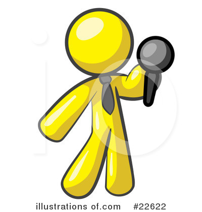 Royalty-Free (RF) Yellow Collection Clipart Illustration by Leo Blanchette - Stock Sample #22622