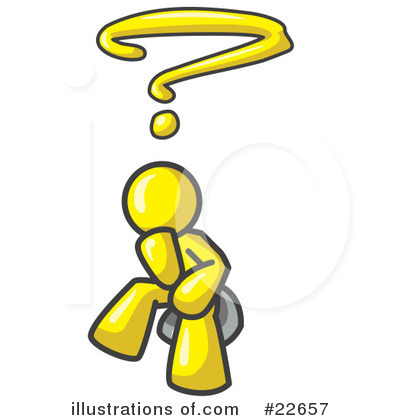 Royalty-Free (RF) Yellow Collection Clipart Illustration by Leo Blanchette - Stock Sample #22657